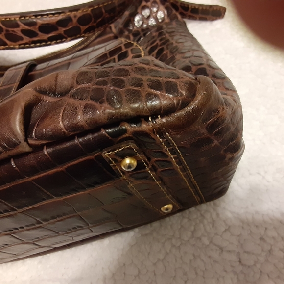 Dooney and Bourke Hobo Croc Print Purse - Picture 7 of 16